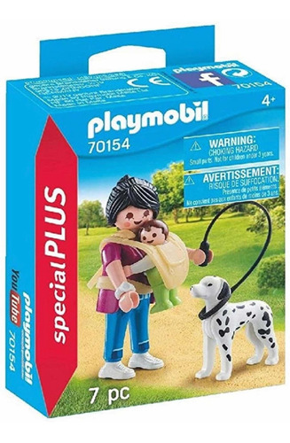 Playmobil 70154 Special Plus Mama Con Bebe Y Perros