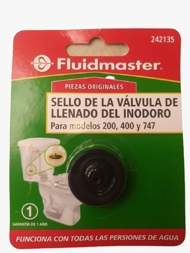 Sello De La Valvula Del Inodoro/ Fluidmaster