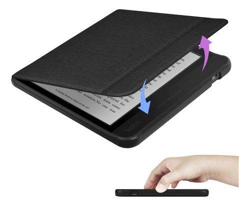 Funda Para Kobo Libra 2 Only De 7 Pulgadas, Funda Inteligent
