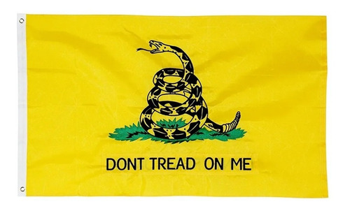 Bandera Gadsden Dont Tread On Me Estados Unidos 1.5m X 90cm