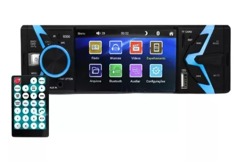 RF 200 XBLITZ Autoradio 1 DIN, WMA, MP3, WAV, APE, OGG, AAC, con