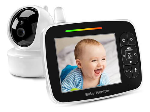 Babá Eletrônica Baby Monitor Tela 3.5 Câmera Sem Fio 2.4ghz