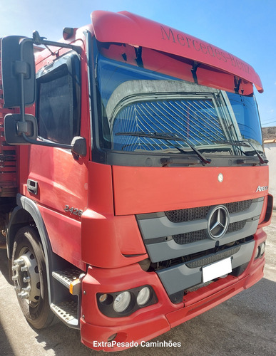 Mb Atego 2426 Semi Leito Truck Carroceria Madeira 16 Palets