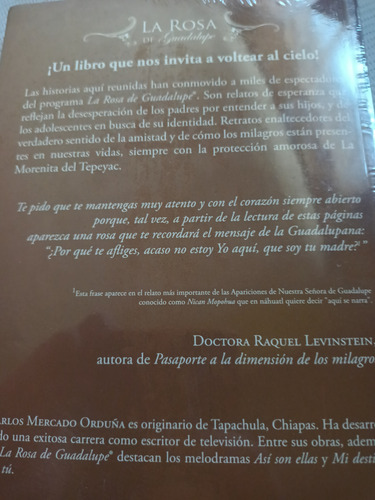 Libro La Rosa De Guadalupe Carlos Mercado Orduña Sellado
