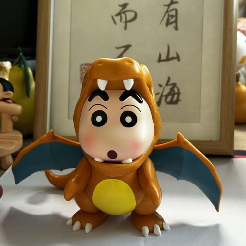 Mz Figura De Anime Crayon Shin-chan Cos Charizard, Modelo