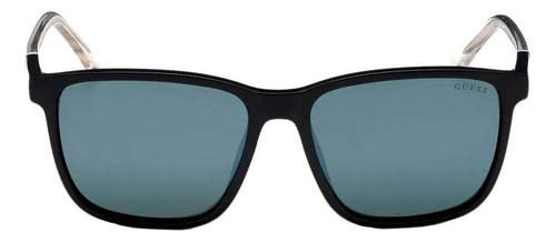 Lentes De Sol Hombre Gu6944 Guess Color Shiny Black Green