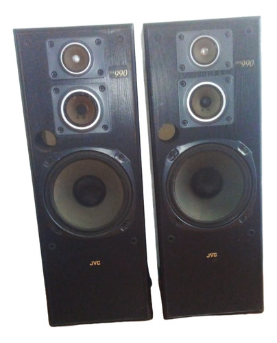 Parlantes Jvc Spx 990 Excelente Sonido Negro (Usado)