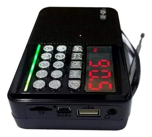 Rádio Fm Retrô Bluetooth 3w De Potência Recarregável Ka-31