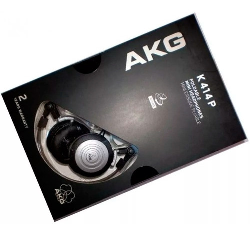 Fone de ouvido on-ear AKG K414 P preto
