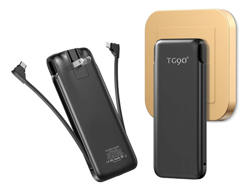 Cargador Portatil Tg90° 10000 Mah/negro.