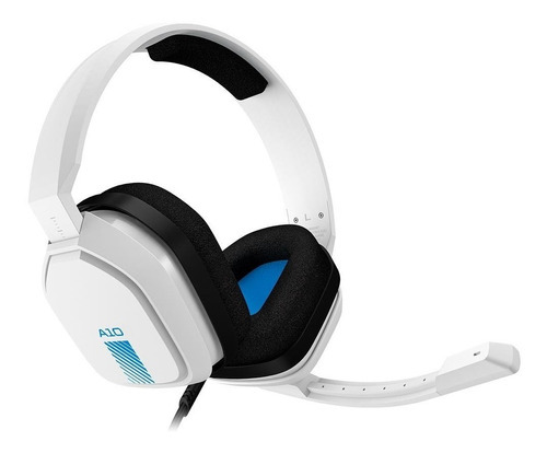Auriculares Astro A10 para PS4/Nintendo Switch/PC Gamer, blanco y azul