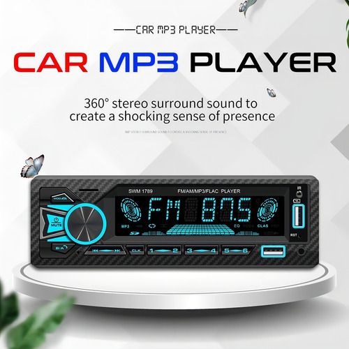 Potente complemento Mp3 para radio de coche Bluetooth