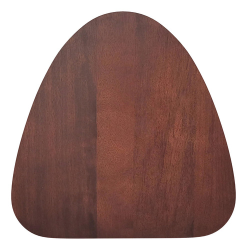 Mesa Auxiliar Moderna De Metal Y Madera 45 Cm Ancho Marrón