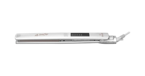 Imagen 1 de 2 de Plancha de cabello GA.MA Italy Elegance Lino Led blanca 110V/220V