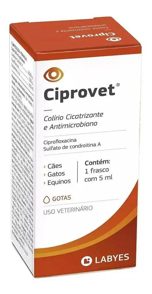 Colírio Ciprovet Labyes 5ml