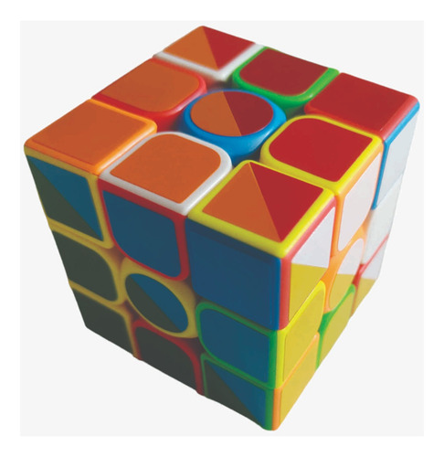 Cubo Mágico Moyu Meilong 3x3 Isósceles Crazy Colored