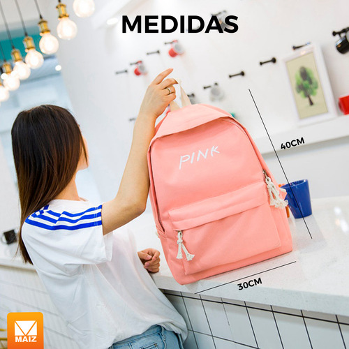 Mochila Juvenil Escolar Bolsa Lapicera Casual Estudiante