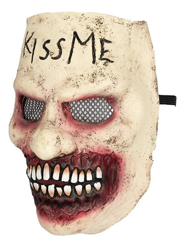 Máscara De Látex Horror Clown Scary Smile Adult Full Head Pa