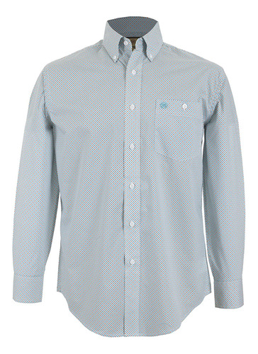 Camisa Vaquera Wrangler Hombre Manga Larga 93t