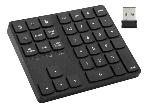 Nfeeon Mini Teclado Numerico 2.4 G Portatil Ultra Delgado V