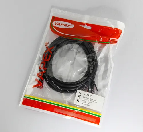 Patch Cord 3 Mts Cable Red Utp Cat.6 Cat6 Ficha Rj45 Vp Htec