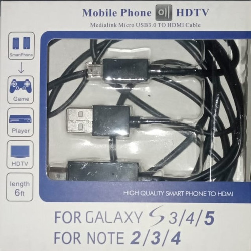 Adaptador Mhl A Hdmi Adaptador De Cable Micro Usb A Hdmi (Usado)