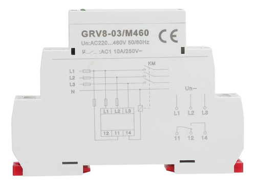 Grv8-03 Tr Fase Monitoreo Voltaje Falla Ip20 Proteccion Rele