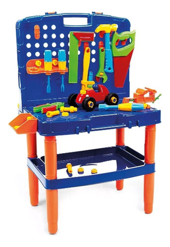 Bancada Didático Maleta Ferramenta Brinquedo Menino Infantil