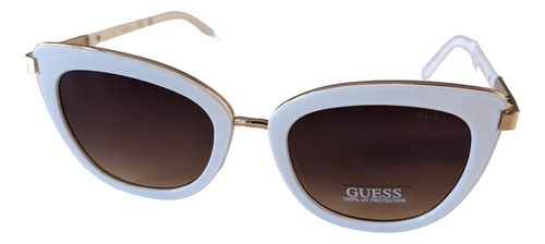 Lentes De Sol Guess Originales. Nuevos. Blancos. Cat Eye