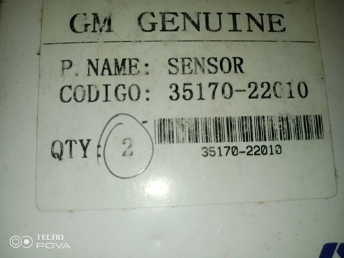 Sensor Posición De Acelerador 35170-22010/ Hyundai Elantra 