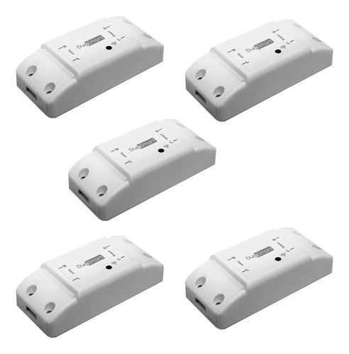 Kit 5 Wi-fi Interruptor B10 On/off Amazon/google/tuya