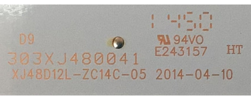 Led's Vios Xj48d12r-zc14c-05 Cn48hc820 Vledtv4814sm (Usado)