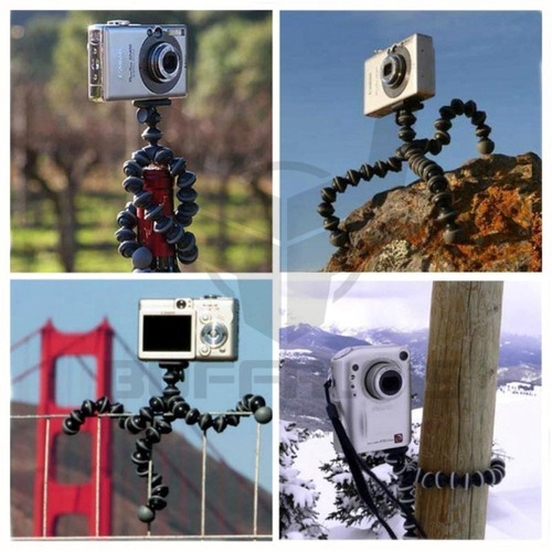 Imagen 9 de 10 de Trípode Gorillapod P Camara Profesional + Soporte P Celular