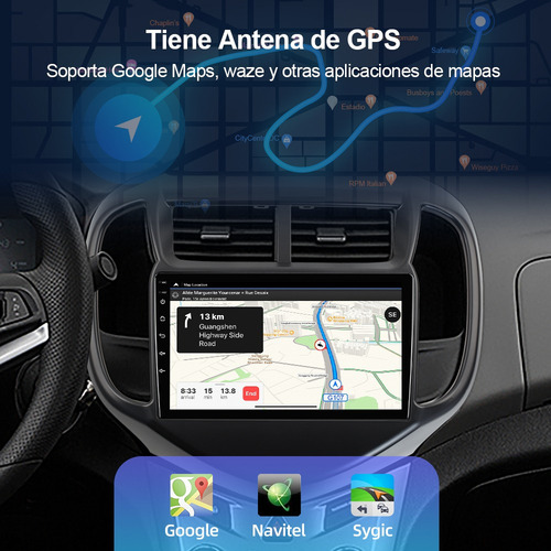 Auto Estéreo For Chevrolet Sonic 2017-2022 Cámara Gps Wifi