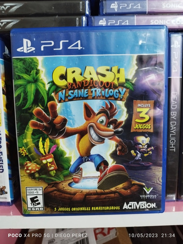 Crash N' Sane Trilogy Ps4 Físico 