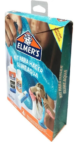 Kit De Elmers Slime Aqua Edicion Limitada 