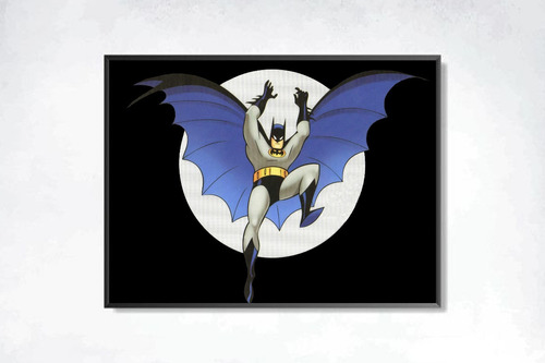 Batman Serie Animada- Cuadro (30×40 - Marco Negro)