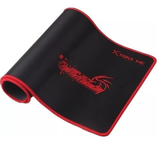 Imagen 4 de 7 de Mousepad Gamer Xtrike Me Rojo/negro Grande Mp-202 Cpu