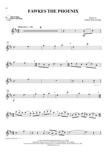 Harry Potter Instrumental Solos, Complete Film Series, Level