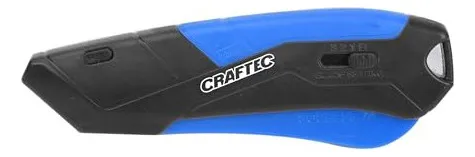 Craftec Cortador De Caja De Cuchillos Retráctil Con Funda Y