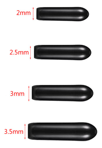 (a) 100 Fundas De Collar Con Punta De Goma Blanda Para Perro