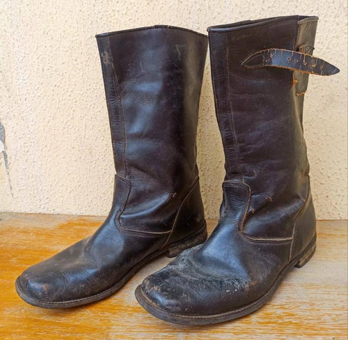 Antiguas Botas Germanas De Combate Ww2! Tropa Y Soboficiales