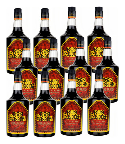 Licor De Cafe Don Pancho 1000 Ml - 12 Pack