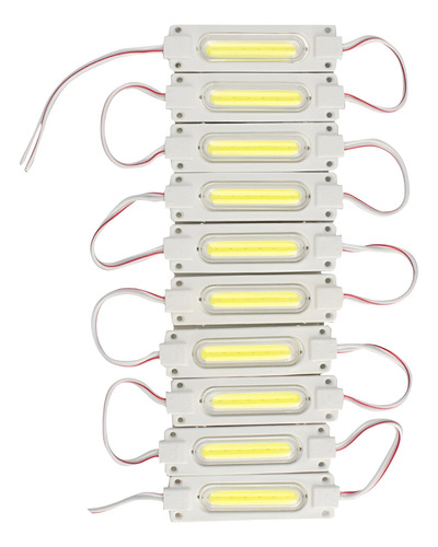 Focos Led De Salón Cob Plancha 10 Pcs 12v Auto Moto