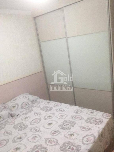Apartamento Com 2 Dormitórios À Venda, 55 M² Por R$ 170.000 - Parque Industrial Lagoinha - Ribeirão Preto/sp - Ap3124