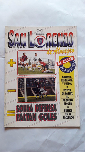 Revista San Lorenzo De Almagro 04 Poster Oscar Passet