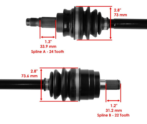 Flecha Trasera Rincon Honda Trx650fga 4x4 Gps 04-05 650l