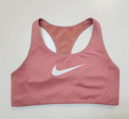 Nike Top Deportivo Victory Dri Fit High Support Talle M Rosa Claro Lisa M (Usado)