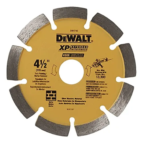 comprar Disco De Diamante Dewalt, Tuck Point, 4-1\u002F2 Pulgadas X 1\u002F4 P