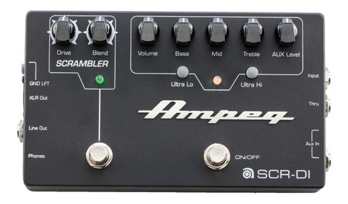 Preamplificador Con Overdrive P/ Bajo Ampeg Scrambler Scr Di